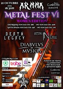 Lee más sobre el artículo ARMMA Metal Fest IV Women Edition